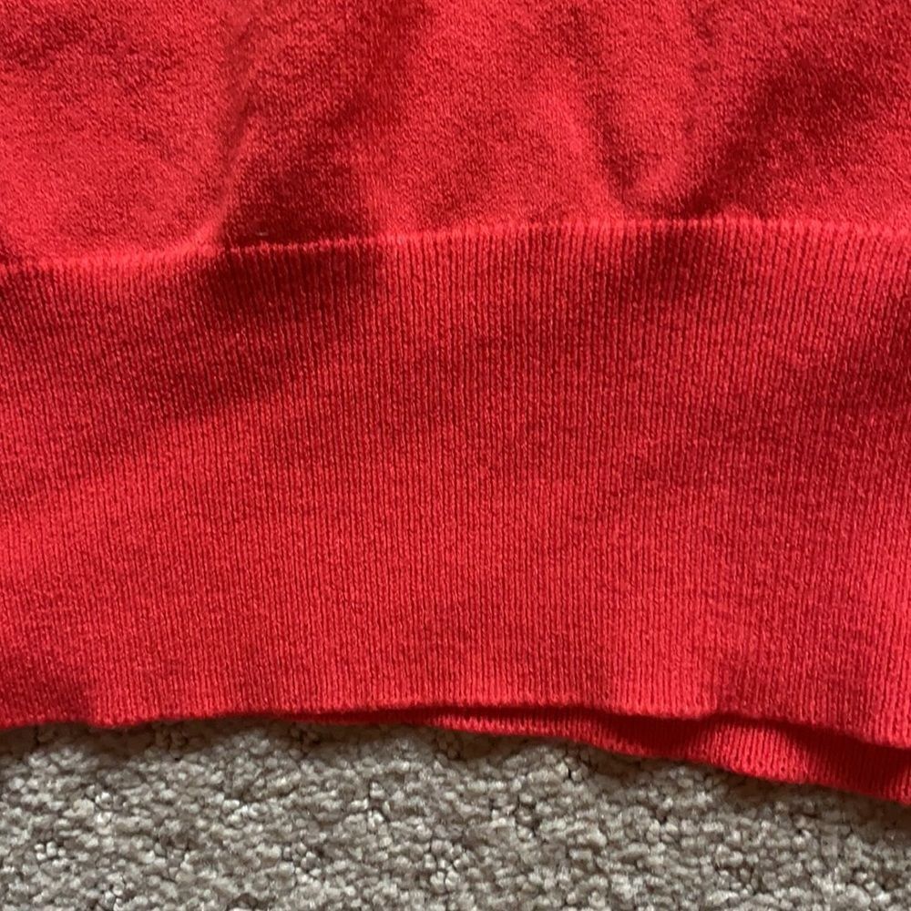 Ann Taylor Red Button‑Cuff Sweater – Size Small – Excellent Condition - Picture 4 of 5